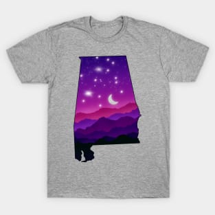 Alabama mountains at night T-Shirt